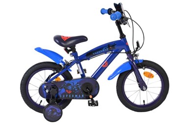 VOLARE Dječji bicikl Superman 14", plavi, dvije ručne kočnice
